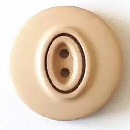 Polyamidknopf, Knopflöcher eingebettet in Oval mit 2 Löchern – Größe: 30mm – Farbe: beige – Art.Nr. 388739 Sichere Zahlung