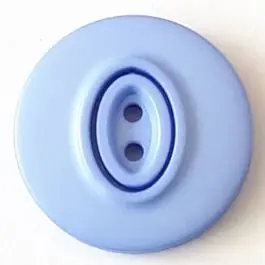 Gratis Versand Polyamidknopf, Knopflöcher eingebettet in Oval mit 2 Löchern – Größe: 30mm – Farbe: blau – Art.Nr. 388741