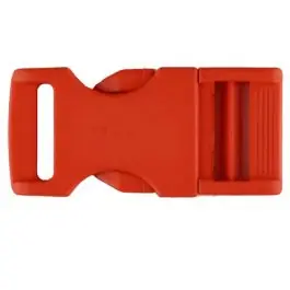 Sonderaktion Steckschließe aus Polyamid – Größe: 20mm – Farbe: rot – Art.Nr. 331068