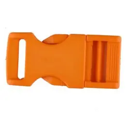 Sichere Zahlung Steckschließe aus Polyamid – Größe: 20mm – Farbe: orange – Art.Nr. 331070