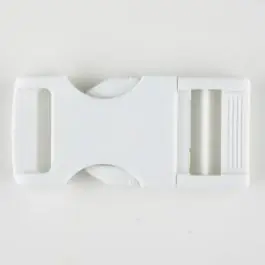 Steckschließe aus Polyamid – Größe: 20mm – Farbe: weiss – Art.Nr. 330915 Gleich Bestellen