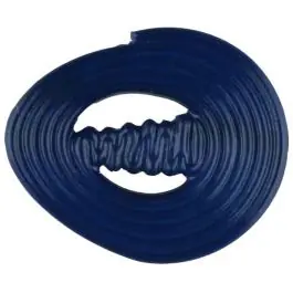 spiralförmiger Polyamidknopf mit Steg – Größe: 30mm – Farbe: blau – Art.Nr. 347717 Neu Im Sortiment