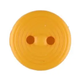 Geprüft Polyamidknopf Rillenstruktur mit 2 Löchern – Größe: 13mm – Farbe: gelb – Art.Nr. 217718