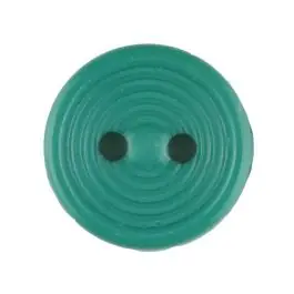Polyamidknopf Rillenstruktur mit 2 Löchern – Größe: 13mm – Farbe: grün – Art.Nr. 217710 Heute Kaufen