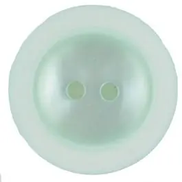 Weltweiter Versand Polyesterknopf dezent umrandet mit 2 Löchern – Größe: 23mm – Farbe: gründezent umrandet – Art.Nr. 347705