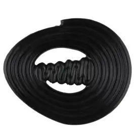 spiralförmiger Polyamidknopf mit Steg – Größe: 25mm – Farbe: schwarz – Art.Nr. 311003 Letzte Chance