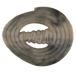 Direkt Vom Hersteller spiralförmiger Polyamidknopf mit Steg – Größe: 30mm – Farbe: beige – Art.Nr. 347713