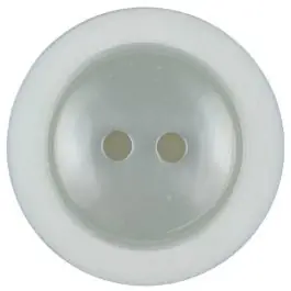 Neu Polyesterknopf dezent umrandet mit 2 Löchern – Größe: 28mm – Farbe: grau – Art.Nr. 387713
