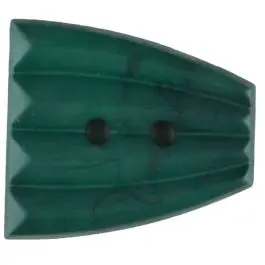 Polyamidknopf, fächerförmig, 2 loch – Größe: 30mm – Farbe: grün – Art.Nr. 346732 Geld-Zurück-Garantie