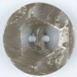 Polyesterknopf glänzend, mit Vertiefungen, rund, 2 loch – Größe: 30mm – Farbe: braun – Art.Nr. 386702 Top-Seller