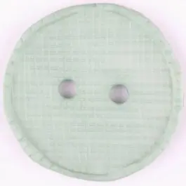 Exklusiv Polyesterknopf glänzend, mit Vertiefungen, rund, 2 Loch – Größe: 32mm – Farbe: grün – Art.Nr. 375719