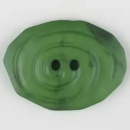Versand Am Gleichen Tag Polyamidknopf, marmoriert, oval, 2 loch – Größe: 30mm – Farbe: grün – Art.Nr. 345748