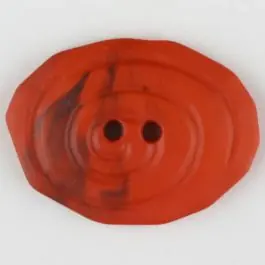 Polyamidknopf, marmoriert, oval, 2 loch – Größe: 30mm – Farbe: rot – Art.Nr. 345750 Schnäppchen