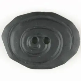 Polyamidknopf, marmoriert, oval, 2 loch – Größe: 25mm – Farbe: schwarz – Art.Nr. 310925 Garantierte Lieferung