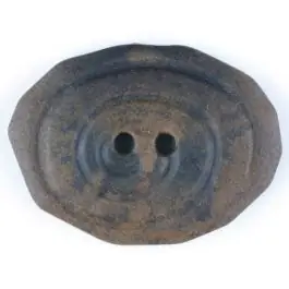 Holzknopf patiniert, oval, 2 loch – Größe: 25mm – Farbe: braun – Art.Nr. 331038 Heute Kaufen