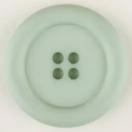 Highlight Polyamidknopf, mit breitem Rand, rund, 4 loch – Größe: 30mm – Farbe: grün – Art.Nr. 345723