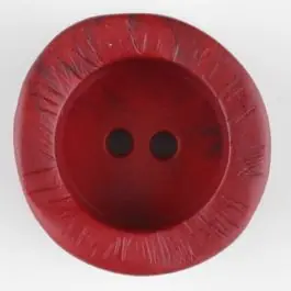 Preiswert Polyamidknopf mit charaktervoller Struktur und tiefem Tellerrand, rund, 2 loch – Größe: 20mm – Farbe: weinrot – Art.Nr. 314734