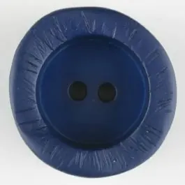 Polyamidknopf mit charaktervoller Struktur und tiefem Tellerrand, rund, 2 loch – Größe: 30mm – Farbe: blau – Art.Nr. 344715 Kostenloser Versand