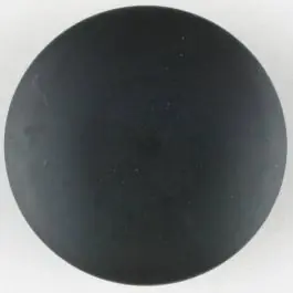 Premium Polyesterknopf, von einem Wall durchzogen, rund, Öse – Größe: 28mm – Farbe: schwarz – Art.Nr. 380332