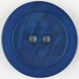 Kracherpreis Polyesterknopf, marmoriert, mit glattem Rand, rund, 2 loch – Größe: 23mm – Farbe: blau – Art.Nr. 345706
