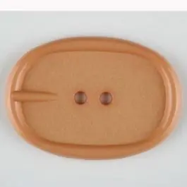 Polyamidknopf im Gürtelschnallenlook, 2-loch – Größe: 35mm – Farbe: beige – Art.Nr. 373703 Geld-Zurück-Garantie