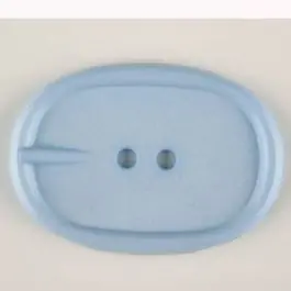 Polyamidknopf im Gürtelschnallenlook, 2-loch – Größe: 35mm – Farbe: blau – Art.Nr. 373704 Hochwertig