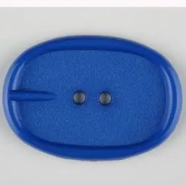 Wochenendangebot Polyamidknopf im Gürtelschnallenlook, 2-loch – Größe: 35mm – Farbe: blau – Art.Nr. 373705
