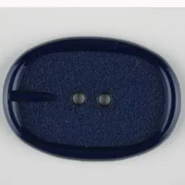 Ausverkauf Polyamidknopf im Gürtelschnallenlook, 2-loch – Größe: 35mm – Farbe: marineblau – Art.Nr. 373707