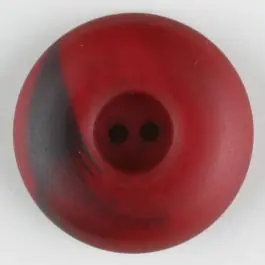 Polyesterknopf mit Wulstrand und dunklem Pinselstrich, rund, 2 loch – Größe: 18mm – Farbe: weinrot – Art.Nr. 314724 Online Kaufen