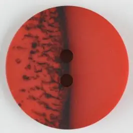 Polyesterknopf, eine Hälfte marmoriert, die andere uni, rund, 2 loch – Größe: 23mm – Farbe: rot – Art.Nr. 344708 Top-Angebot