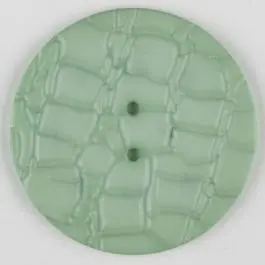 Polyamidknopf mit interessantem Reptilienmuster, 2-loch – Größe: 23mm – Farbe: grün – Art.Nr. 313707 Geld-Zurück-Garantie