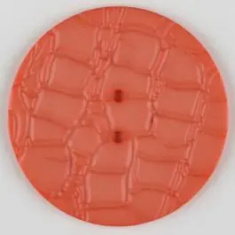 Kracherpreis Polyamidknopf mit interessantem Reptilienmuster, 2-loch – Größe: 23mm – Farbe: orange – Art.Nr. 313712