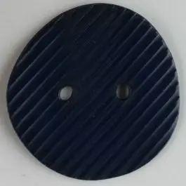 Geprüft Polyamidknopf schräg schraffiert, 2-loch – Größe: 25mm – Farbe: marineblau – Art.Nr. 313721