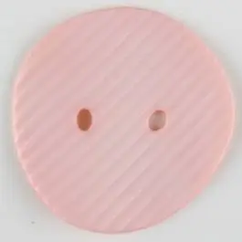 Schneller Versand Polyamidknopf schräg schraffiert, 2-loch – Größe: 25mm – Farbe: pink – Art.Nr. 313726