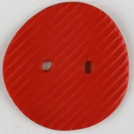Heute Kaufen Polyamidknopf schräg schraffiert, 2-loch – Größe: 25mm – Farbe: rot – Art.Nr. 313727