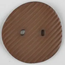 Polyamidknopf schräg schraffiert, 2-loch – Größe: 34mm – Farbe: beige – Art.Nr. 373733 Finale Aktion