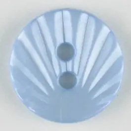 Polyamidknopf mit strahlenförmigem Dekor, 2-loch – Größe: 13mm – Farbe: blau – Art.Nr. 213706 Garantierte Lieferung