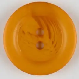 Polyesterknopf marmoriert mit breitem Wulstrand, 2 loch – Größe: 28mm – Farbe: orange – Art.Nr. 383710 Premium