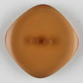 Polyesterknopf quadratisch mit abgerundeten Ecken, 2 Loch – Größe: 15mm – Farbe: braun – Art.Nr. 273701 Kostenloser Rückversand