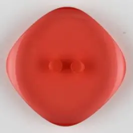 Polyesterknopf quadratisch mit abgerundeten Ecken, 2 Loch – Größe: 23mm – Farbe: rot – Art.Nr. 343707 Jetzt Kaufen