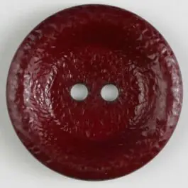 Finale Aktion Polyamidknopf, glänzend unruhige Oberfläche, 2-loch – Größe: 34mm – Farbe: weinrot – Art.Nr. 372706