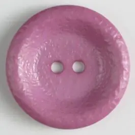 Sale Polyamidknopf, glänzend unruhige Oberfläche, 2-loch – Größe: 25mm – Farbe: lila – Art.Nr. 312703