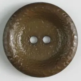 Polyamidknopf, glänzend unruhige Oberfläche, 2-loch – Größe: 34mm – Farbe: braun – Art.Nr. 372701 Gleich Bestellen