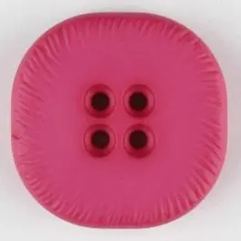 Polyamidknopf, viereckig, 4-Löcher optisch dunkler abgesetzt – Größe: 23mm – Farbe: pink – Art.Nr. 312714 Günstig