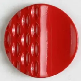 Knallerangebot Polyamidknopf mit Löchern – Größe: 23mm – Farbe: rot – Art.Nr. 310807