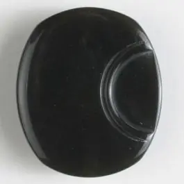 Polyesterknopf oval – Größe: 18mm – Farbe: grau – Art.Nr. 310793 Großhandel