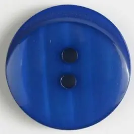 Preiswert Polyesterknopf rund – Größe: 25mm – Farbe: blau – Art.Nr. 370624