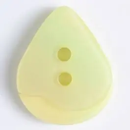 Im Trend Polyesterknopf Dreiecksform – Größe: 20mm – Farbe: gelb – Art.Nr. 330862