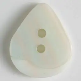 Top-Preis Polyesterknopf Dreiecksform – Größe: 20mm – Farbe: weiss – Art.Nr. 330845