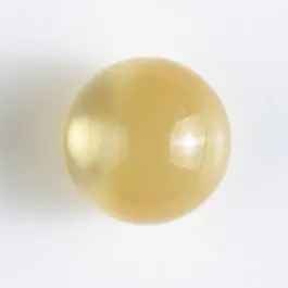 Polyester-Kugelknopf mit Öse – Größe: 10mm – Farbe: gelb – Art.Nr. 191079 Zertifiziert